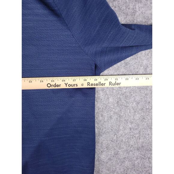 Rhone Sweater Mens Small Blue Club Room Henley Long Sleeve Pullover - Picture 7 of 7